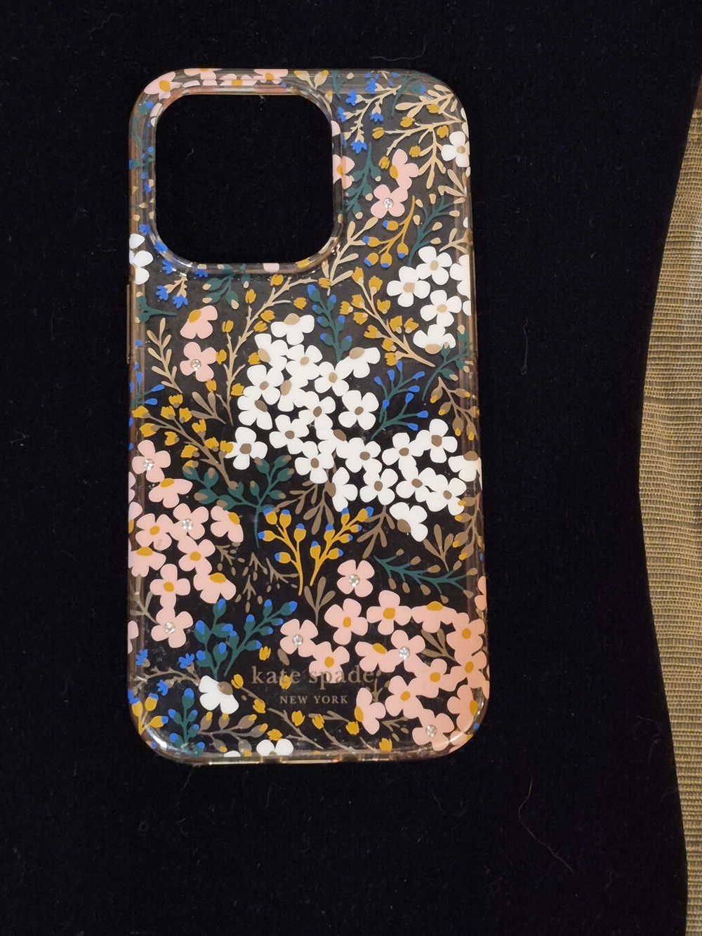 Kate Spade iPhone 13 Pro Max Case - Floral & Gems